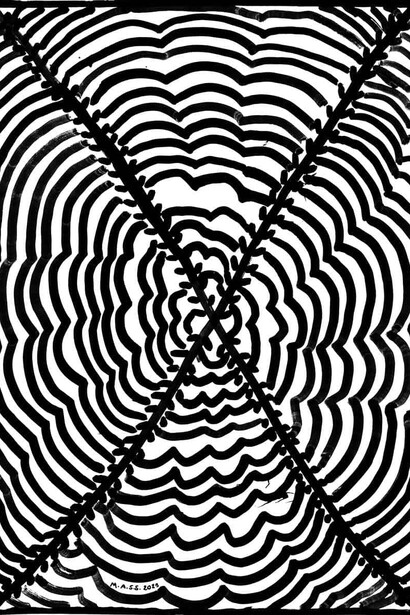 Maria Amilbia Siagama Siagama, Untitled, 2025. Courtesy of Huxley-Parlour Gallery