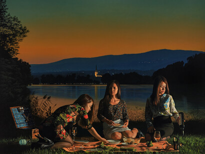 Johannes Müller-Franken, Les plaisirs champetres, 2017. Courtesy of Louis K. Meisel Gallery