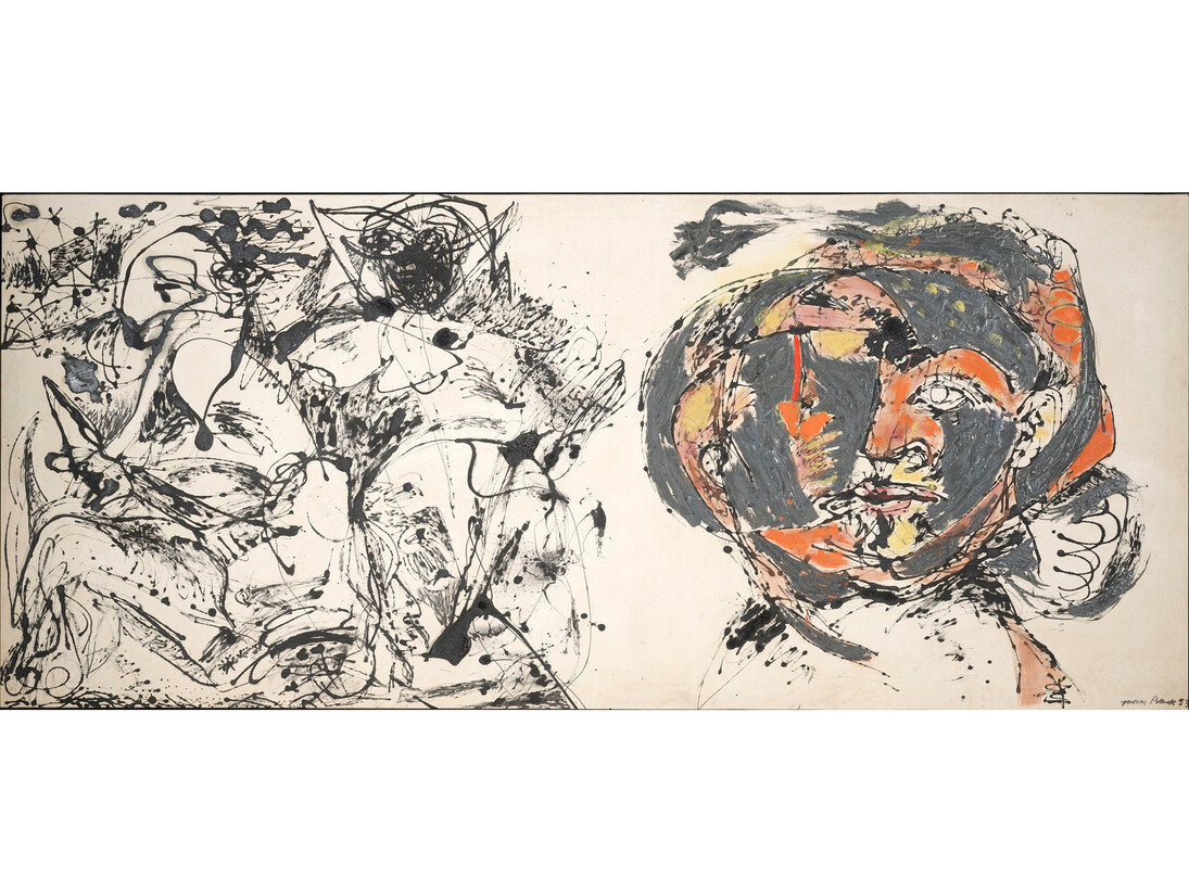 Jackson Pollock, 1912-1956, Portrait and a Dream, 1953, Oil and enamel on canvas, Overall: 58 1/2 x 134 3/4 in. Dallas Museum of Art, gift of Mr. and Mrs. Algur H. Meadows and the Meadows Foundation, Incorporated © Pollock-Krasner Foundation/Artists Rights Society (ARS), New York
