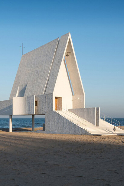 Seashore Chapel, veduta laterale