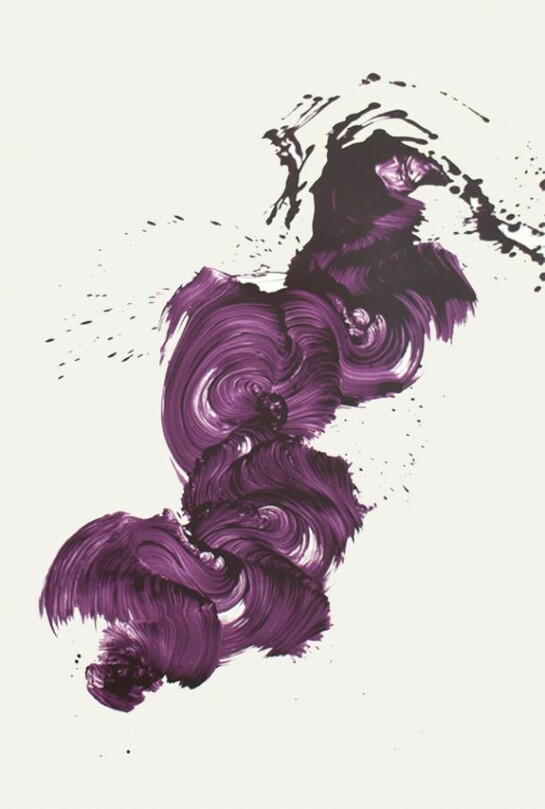 James Nares (British, b. 1953), Step Up, 2014, screenprint, 58 x 46 inches, edition of 44