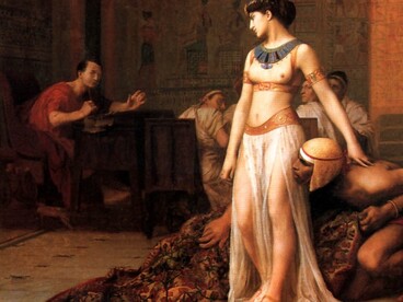 Jean-Léon Gérôme, Cleopatra e Cesare, 1866. Francia