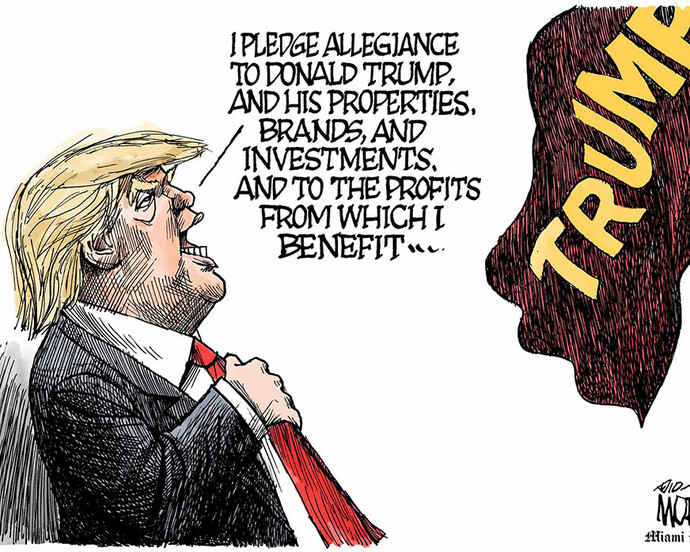 The 2017 Pulitzer Prize Winning Cartoons of Jim Morin. Courtesy of Newseum 