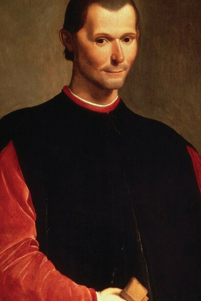 "Retrato de Nicolás Maquiavelo", óleo sobre madera, Santi di Tito, 1550-1600