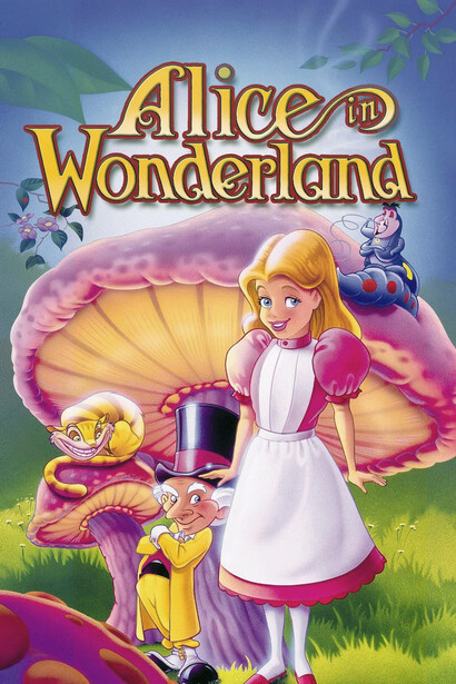 Póster de Alicia en el País de las Maravillas (1995), producción de GoodTimes Entertainment