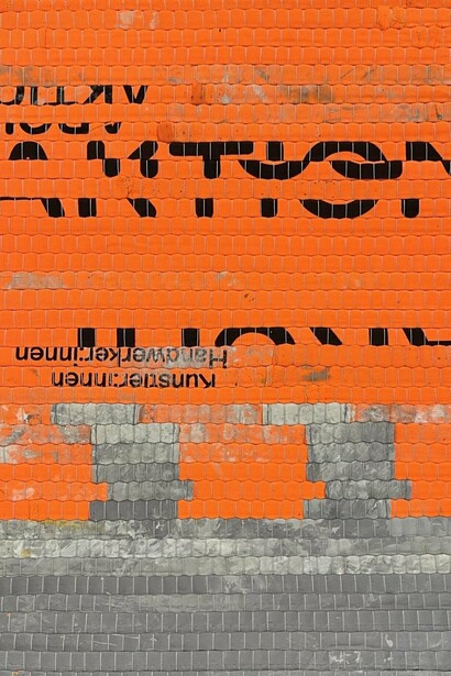 Mariona Berenguer,
Overall 16 (Aktion/Jane) (detail), 2023
Overalls, cotton thread and stainless steel,
15 3/4 x 12 5/8 x 1 in.,
40 x 32 x 2.5 cm. Courtesy of Pablo's Birthday