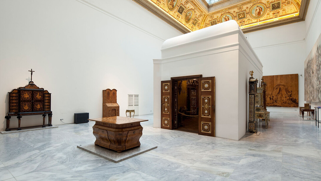Baroque rococo classicism, exhibition view. Courtesy of Museum für angewandte Kunst
