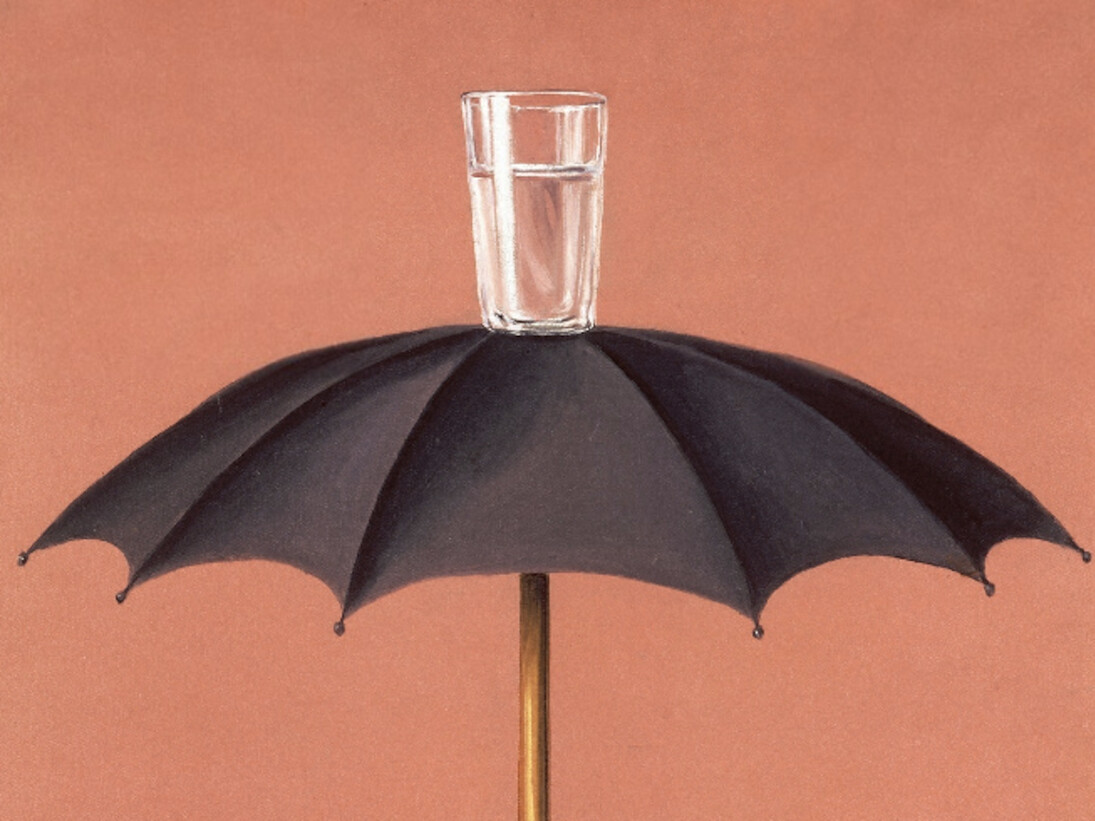 René Magritte, Les vacances de Hegel, 1958. Courtesy of Centre Pompidou