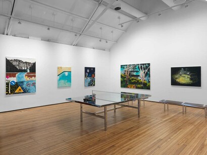 Various artists, Threshold of vision, exhibition view. Courtesy of Nathalie Karg Gallery 