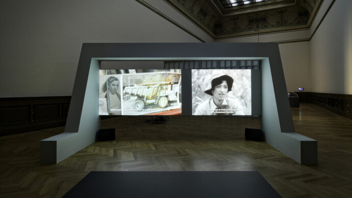 Various artists, Datas: the data and the sovereign, exhibition view. Courtesy of Galerie Rudolfinum
