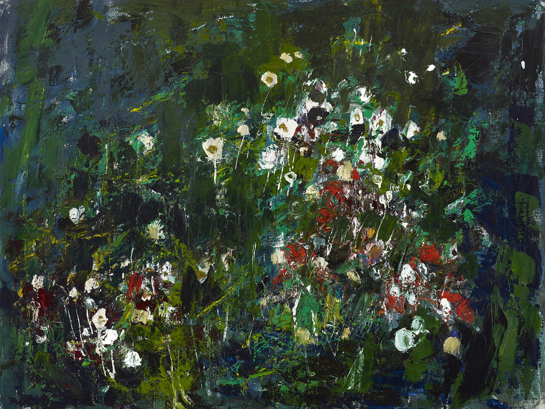 Anne Redpath, Wild Flowers on a Bank, oil on canvas, 71 x 91.5 cm