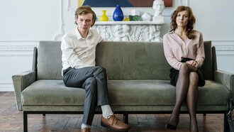 A couple forced to deal with the fact that one of them cheated on the other