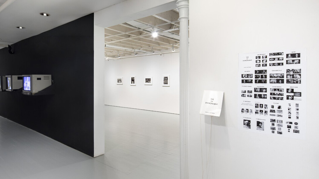 Various artists, On television, exhibition view. Courtesy of Carriage Trade