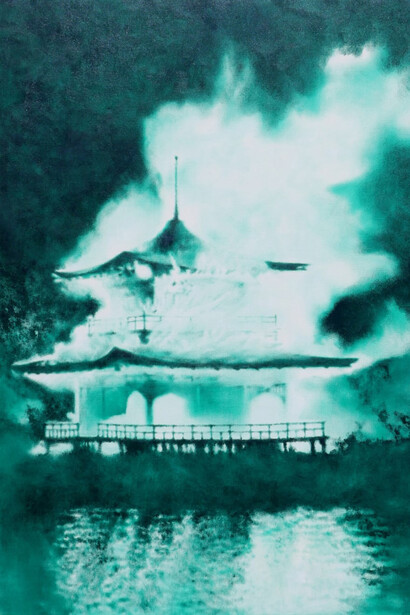 Sanghyuk Kim, Make it black (detail), 2025. Courtesy of Enseoul Gallery