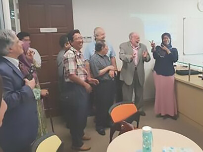 Members of the European Center for Peace and Development in Malaysia