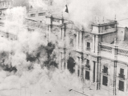 Bombardeo de las tropas de Pinochet al Palacio de La Moneda, el 11 de septiembre de 1973