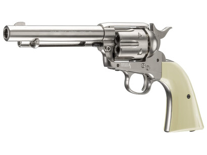 Colt Peacemaker, revólver de acción simple y tambor con capacidad de seis cartuchos
