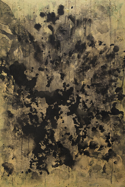 Jeana Zhenyu Zhang, Rockery 2 (detail), 2025. Courtesy of VillageOneArt