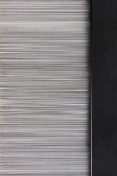 Peter Peri, Sand-glo, 2014, Marker pen and spray paint on linen, 175 x 115 cm