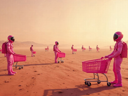 Manit Sriwanichpoom, Pink Mars. Courtesy of Kathmandu Photo Gallery
