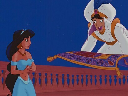 Cena do desenho 'Aladdin' da Disney