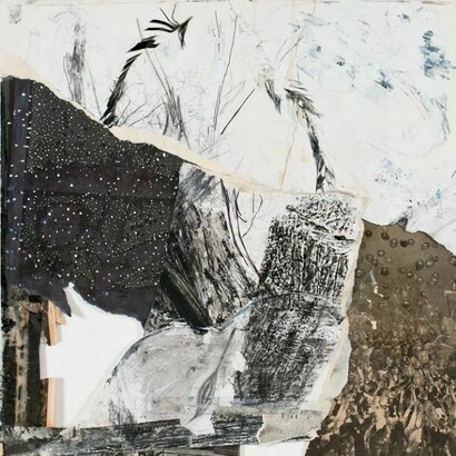 Antony, Which River, n.d., Mixed media, 24.75 x 23 inches, 62.9 x 58.4 cm