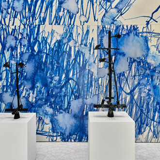 Sterling Ruby, Till death do us part, exhibition view. Courtesy of Gagosian Gallery