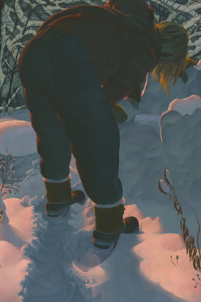 Maud Madsen, Heavy snow (detail), 2025. Courtesy of the artist and Half Gallery. Photo by JSP Art Photography