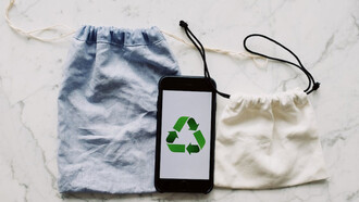 Promoting sustainability with eco-friendly shopping bags and encouraging recycling
