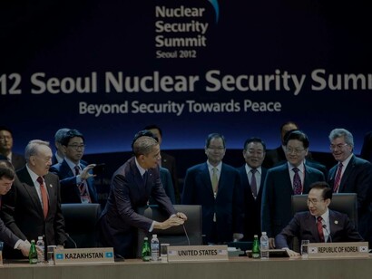 The nuclear security summit meeting amongst the most influential political leaders in Seoul, Republic of Korea, in 2012