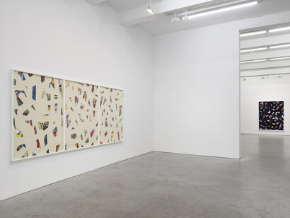 Arturo Herrera, exhibition view. Courtesy of Sikkema Malloy Jenkins Gallery