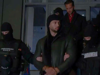 Andrew Tate taking into custody by Romanian police in Romania