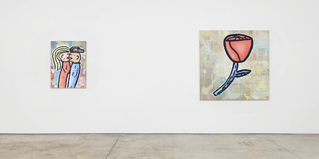 Donald Baechler, Exhibition view. Courtesy of Cheim & Read 