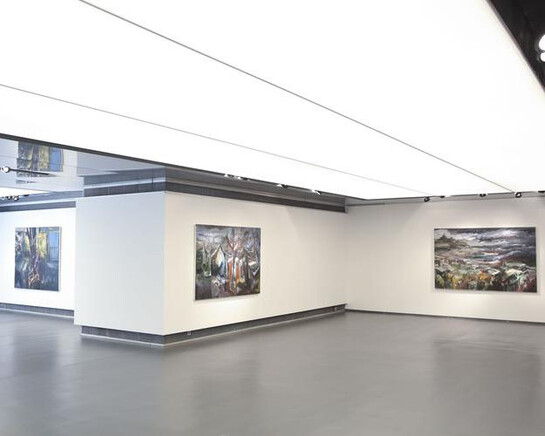 Fathallah Zamroud, Exhibition view. Courtesy of Ayyam Gallery