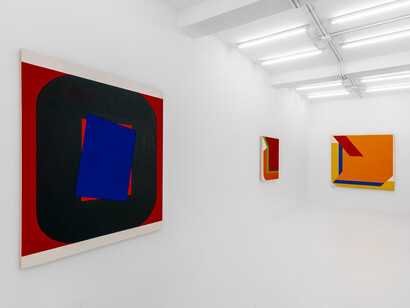 Georg Karl Pfahler, vista de exhibición. Cortesía de Galería Casado Santapau 