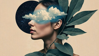 The artist’s mind drifts beyond reality, where vulnerability becomes vision