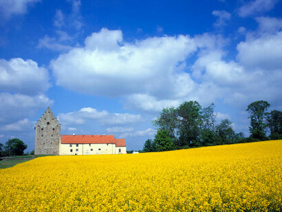 Un castello medievale in Scania