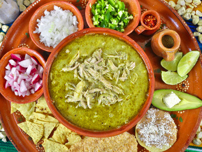 Pozole verde estilo Guerrero
