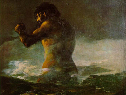 Asensio Juliá / Francisco de Goya. El coloso. 1808-1812. 116 x 105 cm. Museo del Prado, Madrid