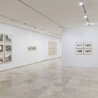 Xisco Mensua, Studies, diaries and collections, exhibition view. Courtesy of Museo Patio Herreriano