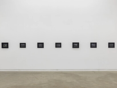 Jon Sasaki, Making do with the photons that linger after the sun has set, exhibition view. Courtesy of Clint Roenisch Gallery