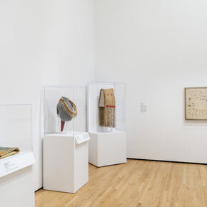 Various artists, Enduring buffalo, exhibition view. Courtesy of The Baltimore Museum of Art