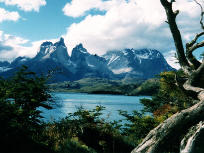 Las Torres del Paine desde Punta Arenas, Chile