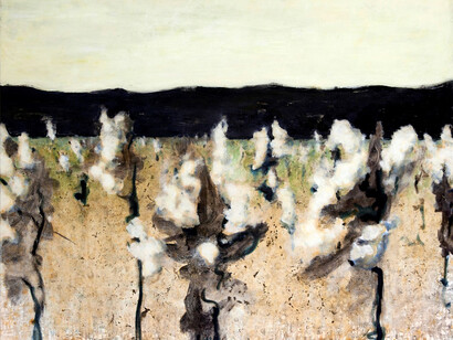 David Konigsberg, Milkweed, 2014, oil on canvas, 44 x 56 inches