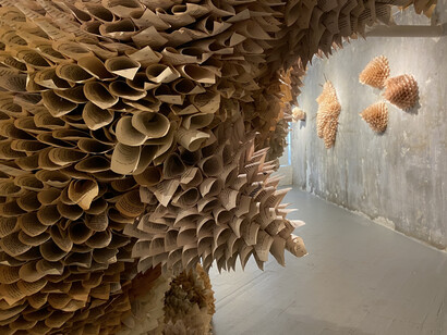 Samuelle Green, in the forever pile, 2023, installation view. Courtesy the artist and Ivy Brown Gallery, NYC