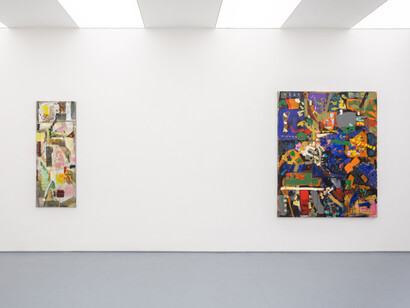 Csaba Nemes, Painting as shelter, exhibition view. Courtesy of acb Gallery 