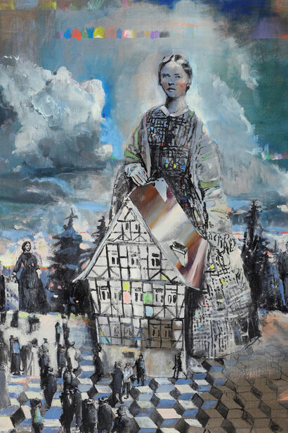 Simone Lucas, exhibition view. Courtesy of Galerie Rupert Pfab