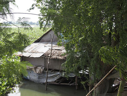 A small hut in near the execution areas, Cambodia