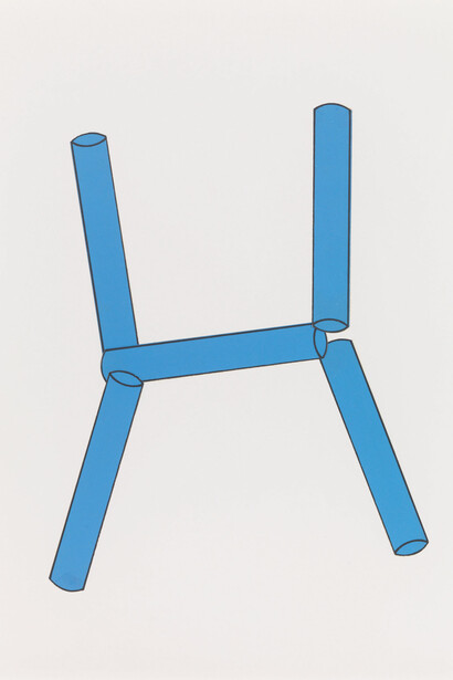 William Tucker, Collage print from Ten Variations
