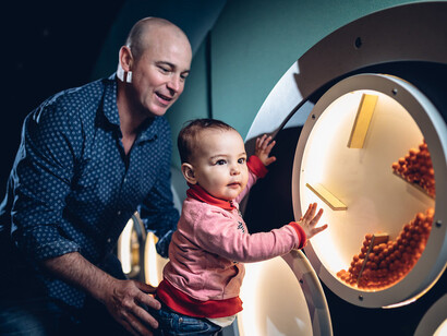 Ground up, building big ideas, together, exhibition view. Courtesy of Scienceworks